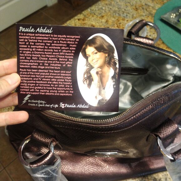 RARE Forever Your Girl Women’s Shoulder Bag Crossbody Leather Paula Abdul New - Picture 7 of 14